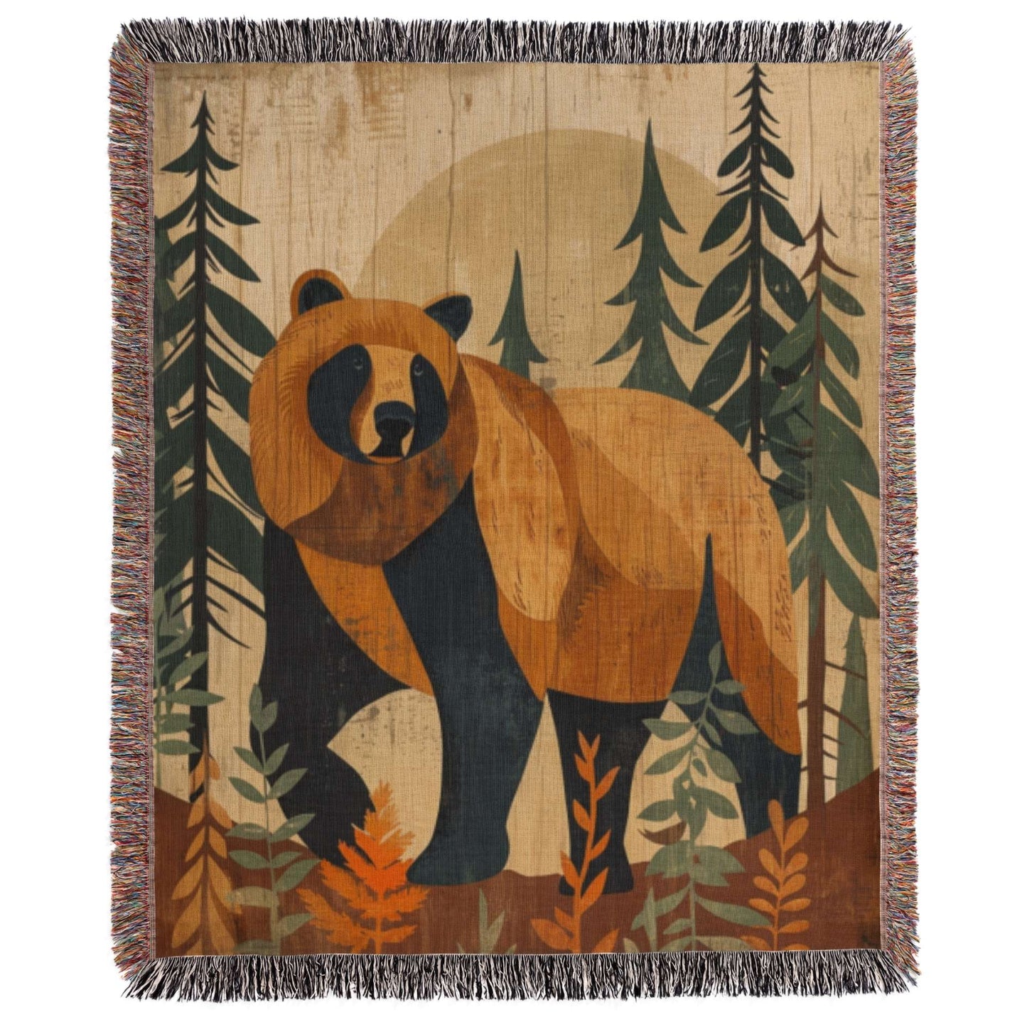 Rustic Inspired Woven Blanket
