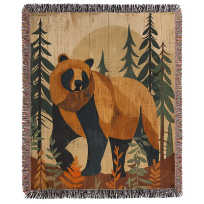 Rustic Inspired Woven Blanket